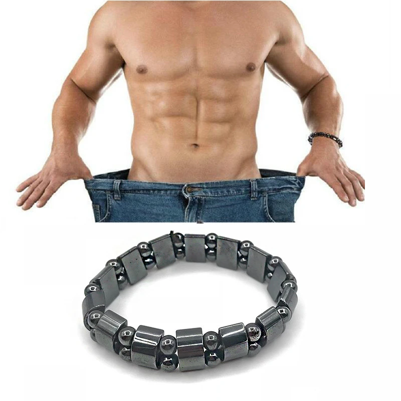 

2018 Dropshipping 1Pc Magnetic Weight Loss Bracelet Magnetic Healthcare Bracelet Weight Loss Hand String Slimming Stimulating