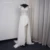New Boho Off Shoulder Thigh High Slits Chiffon Wedding