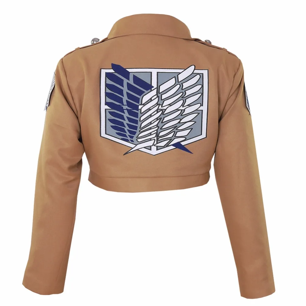 

Halloween Attack on Titan Jacket Shingeki no Kyojin Jacket Survey Corps TV Eren Jaeger Cosplay Costume Game Anime Japanese