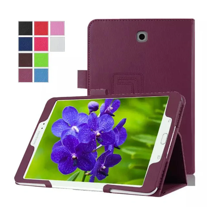 For Samsung t710 Case Cover For Samsung Galaxy Tab S2 8.0 T710 T715 T713 T719 Cases Funda Tablet PU Leather Shell bags (3)