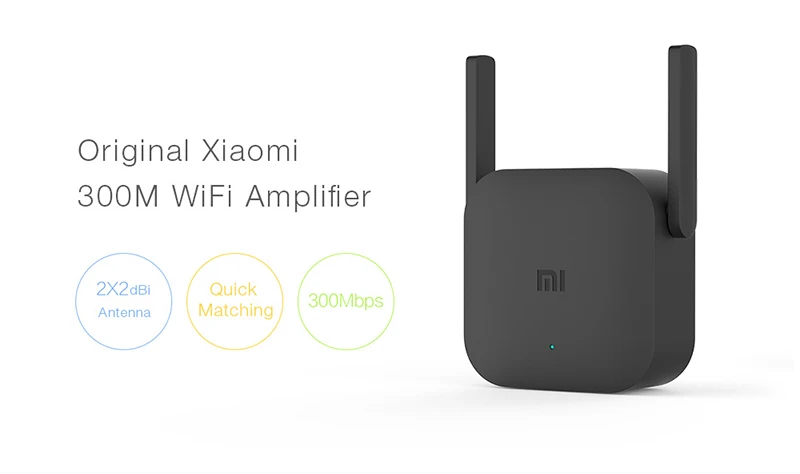 Xiaomi Wifi усилитель Pro 300M 2,4G Wifi повторитель сигнала беспроводной расширитель диапазона маршрутизатор