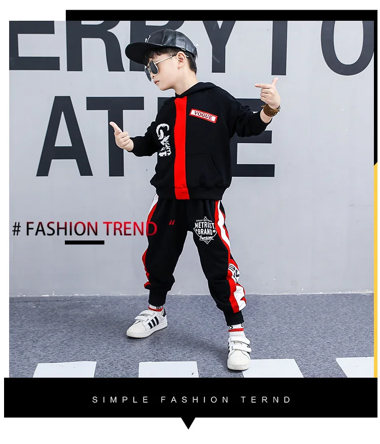 Лидер продаж, одежда в стиле хип-хоп для мальчиков г., весенний комплект в Корейском стиле для мальчиков, модный свитер+ брюки спортивный дышащий комплект из двух предметов