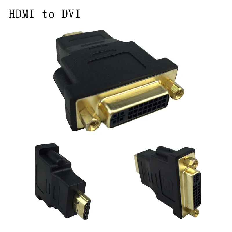 

HDMI to DVI Adapter High Quality HDMI Male to DVI Female Converter Adapter for HDTV LCD