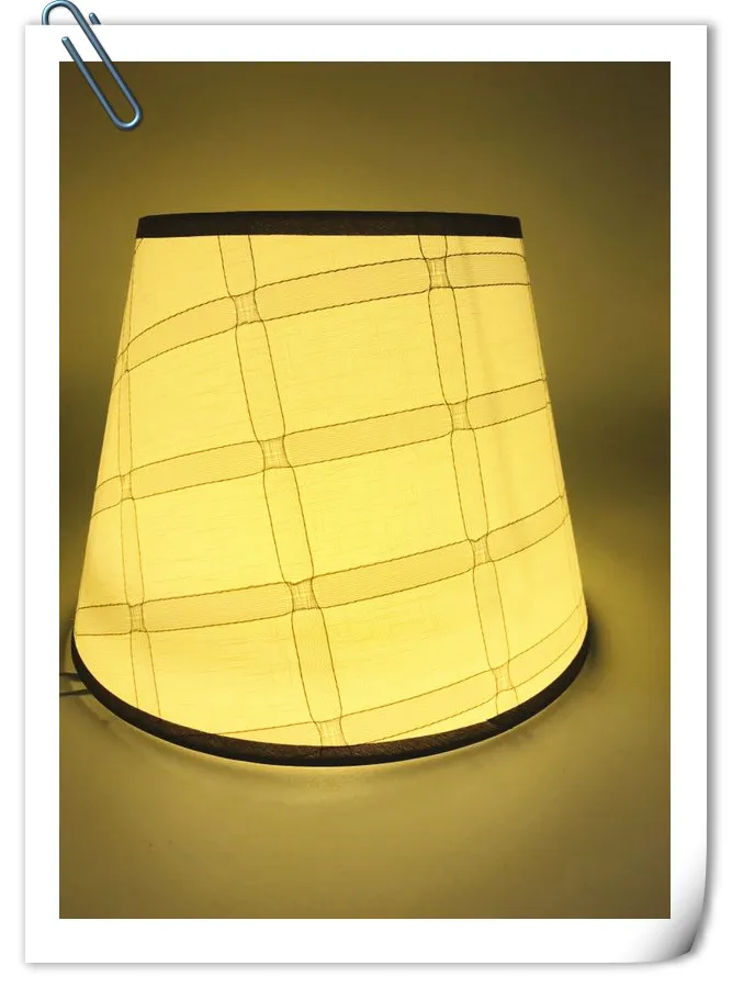 Lamp shade for table lamp Art Deco check Pattern PVC lamp cover Fashionable Decorative E27 bedroom table lampshade Lamp shade for table lamp Art Deco check Pattern PVC lamp cover Fashionable Decorative E27 bedroom table lampshade
