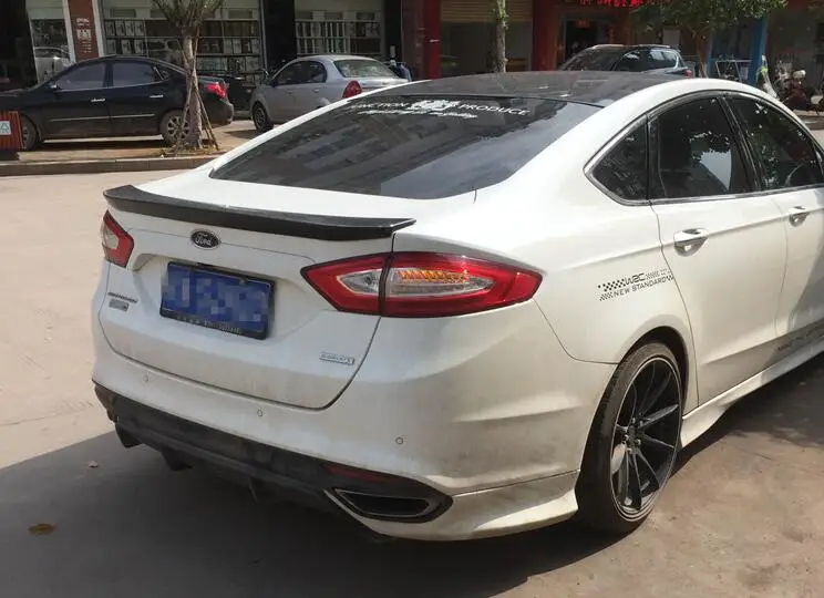 ABS краска заднего крыло багажника спойлер подходит для Ford Mondeo Fusion 2013 2014 2015 2016 2017 2018