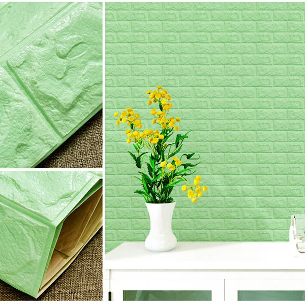 shengdiao 70cm*77cm 3 d stickers waterproof wall stick the sitting room the bedroom wall mat square since the wallpaper glue