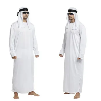 

Carnival in Brazil Middle East Men Arab robe dress Prince of Arabia Cosplay fantasia adulto Dubai Emirates costume Rave party