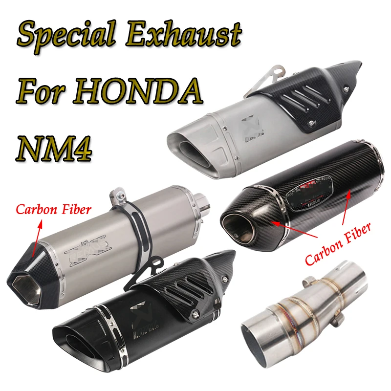 

Special Exhaust For Honda NM4 Laser Akrapovic Motorcycle Yoshimura Middle Contaction Link Pipe Exhaust Escape Muffler DB Killer