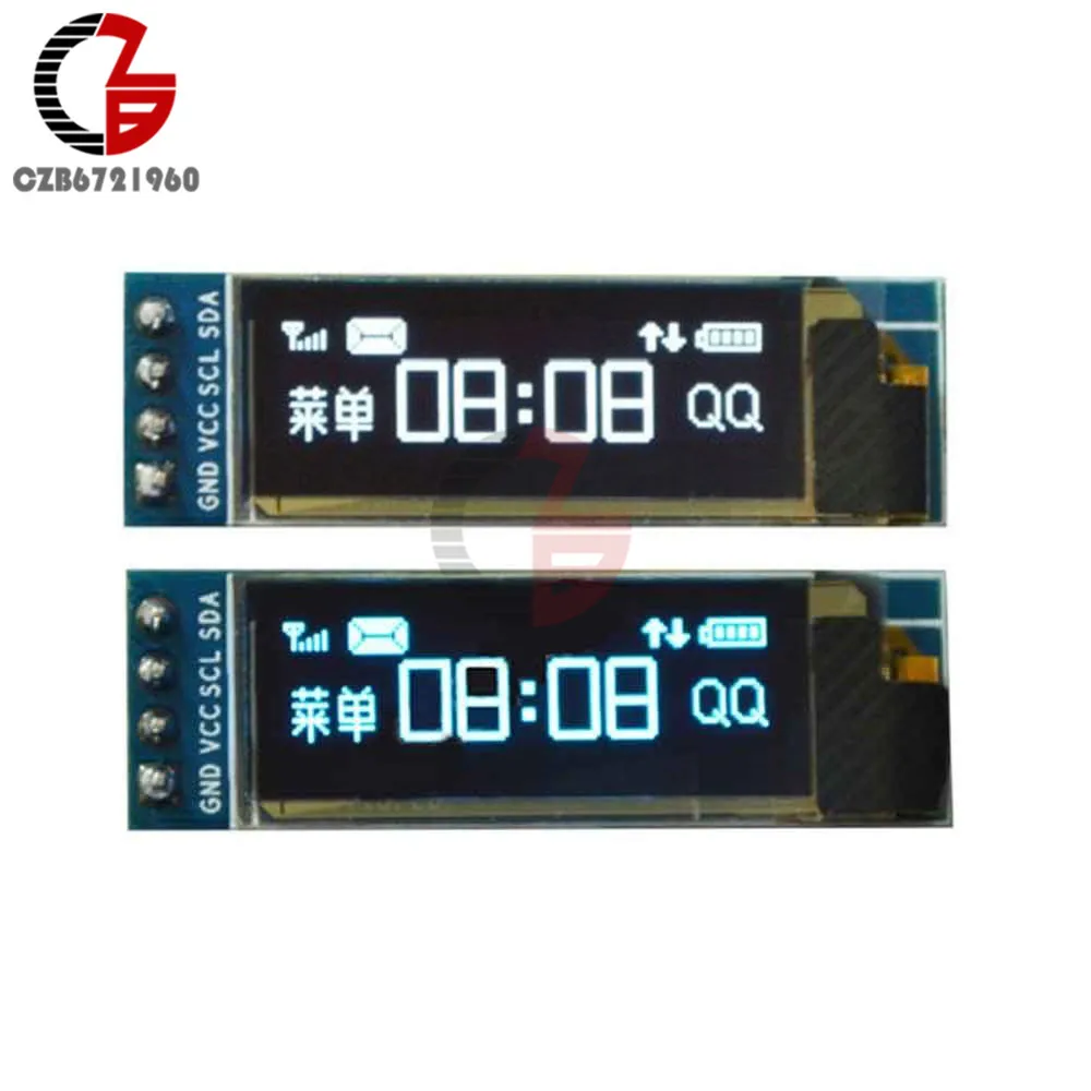 128x32 0 91 inch i2c iic serial oled display module 0 91 oled screen