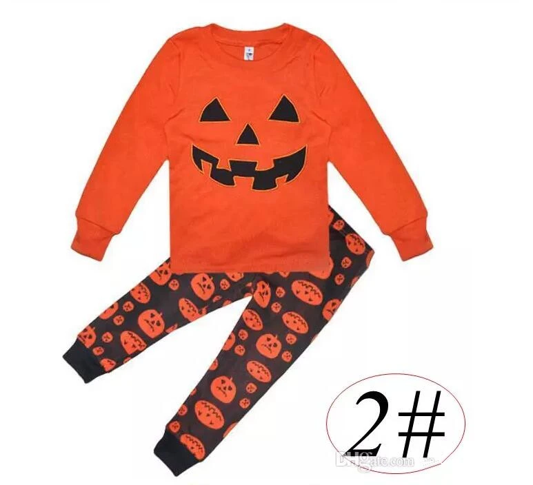 Pyjama Cosplay Pour Bebes Filles Ensemble De Vetements Costume Citrouille D Halloween Pour Enfants Aliexpress
