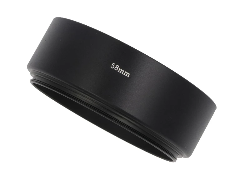 Metal Standard Lens Hood 49mm 52mm 58mm 55mm 62mm 67mm 72mm 77mm Screw-in Mount Lens Protector for Canon Nikon Sony Camera (2)
