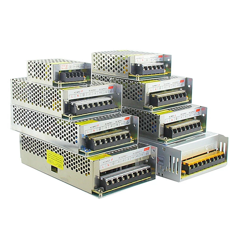 

led Driver AC100-240V to DC 12V 1A 2A 3A 5A 10A 15A 20A 30A 40A 50A Power Adapter for LED Strip light Supply Transformer