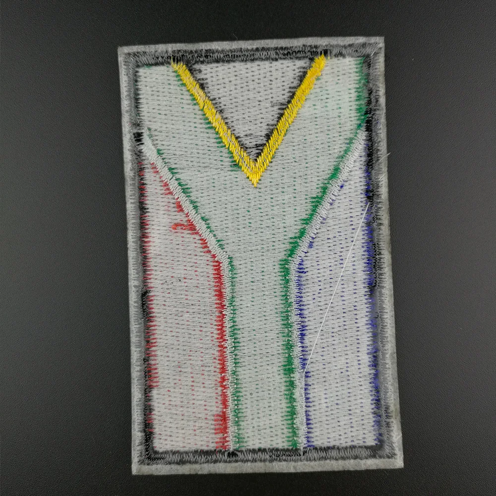 Южно-Африканская Нашивка флаг страны вышитый мультфильм Железный на нашивках для одежды куртка значок Аппликации Diy аксессуар