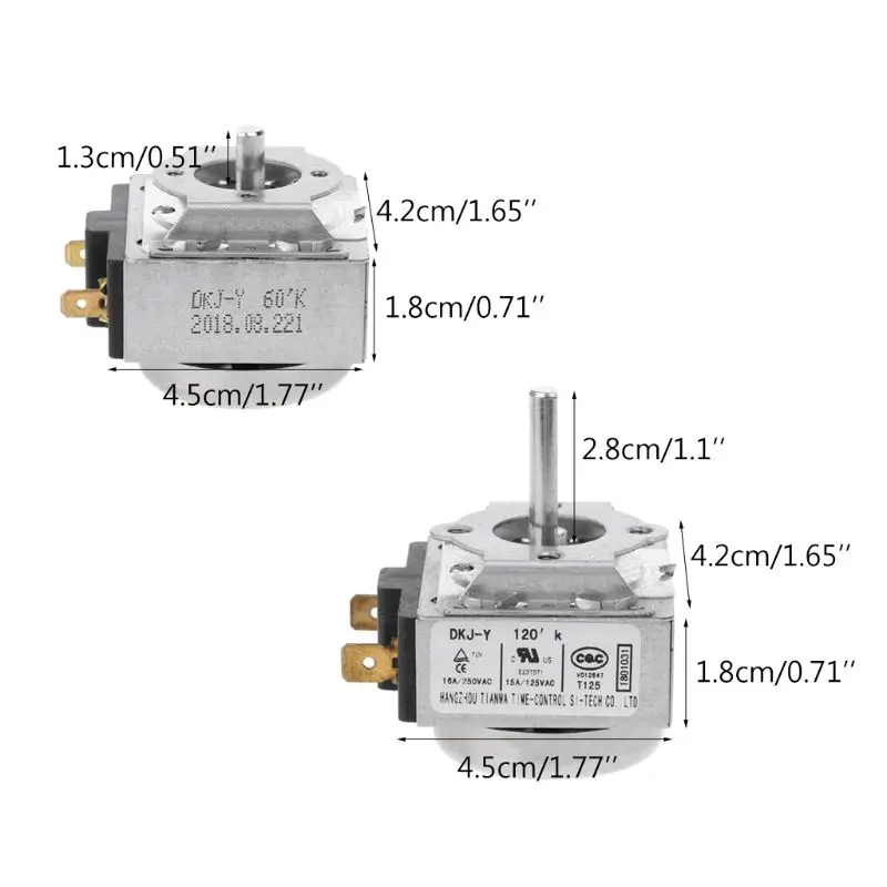 New High quality DKJ-Y 60/120 Minutes 15A Delay Timer Switch For Electronic Microwave Oven Cooker