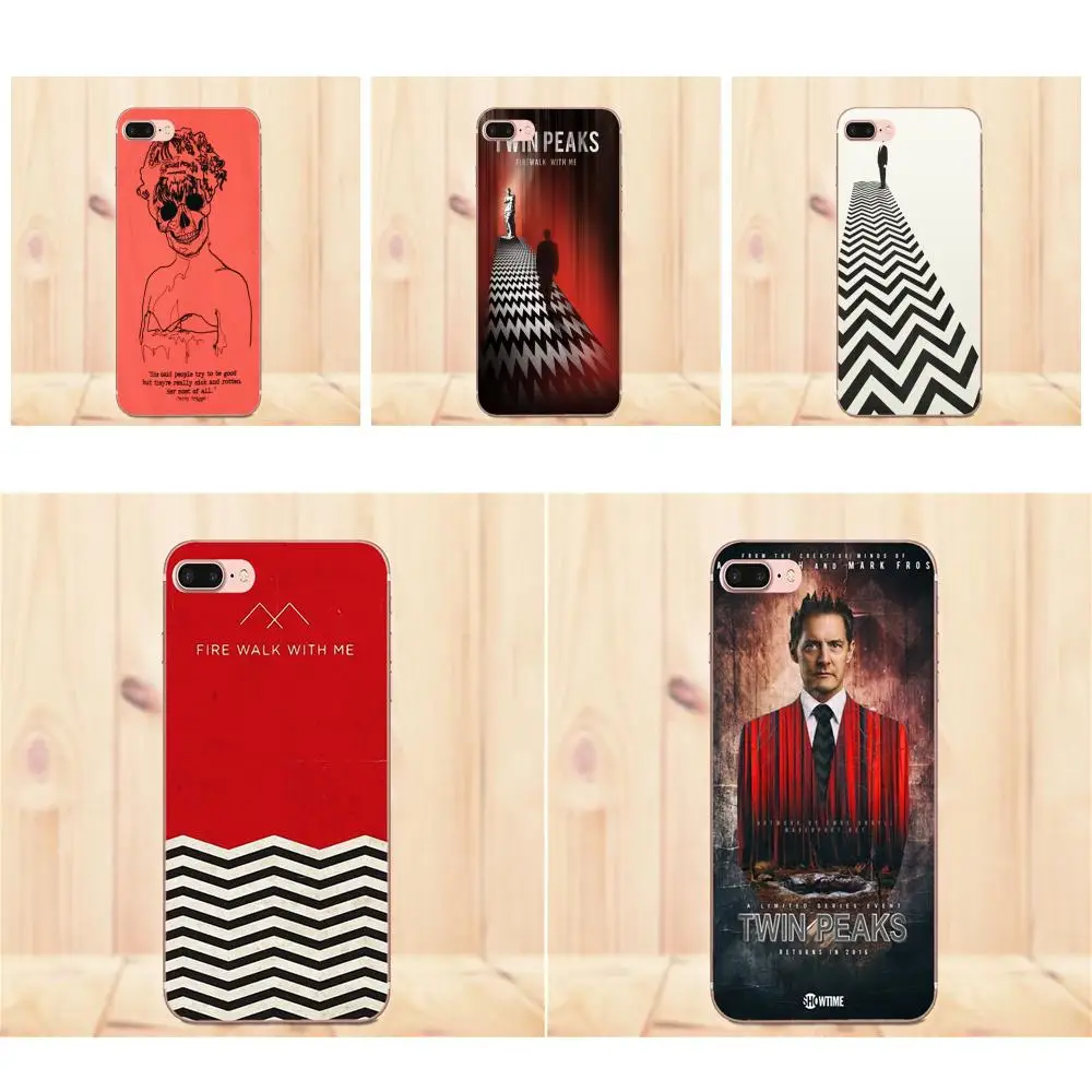 

Soft TPU Mobile For Huawei P7 Honor 4C 5A 5C 5X 6 6C 6A 6X 7 7X 8 9 V8 V10 Y3II Y5II Y6II G8 Play Lite Red Welcome To Twin Peaks