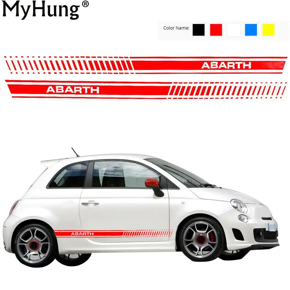 Автомобильные наклейки декоративные автомобильные на весь Кузов для Fiat 500 Abarth