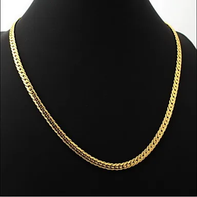 New 21 Inch Hip Hop Jewelry 18K Gold 