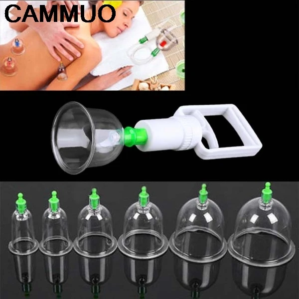 

12/6/1 pcs Cup Chinese Medical Vacuum Copping Set Slimming Vacuum Cupping Sets Device Vacuum Cupping Set Healthy Massage