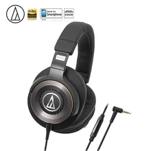 Audio-Technica ATH-WS1100iS проводные наушники портативные Hi-Fi Hi-Res Твердые басы Профессиональный с микрофоном пульт дистанционного управления