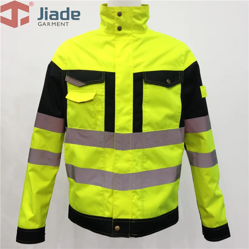 Куртка Hi vis Рабочая одежда водонепроницаемая Рабочая куртка со светоотражающими полосками защитная одежда