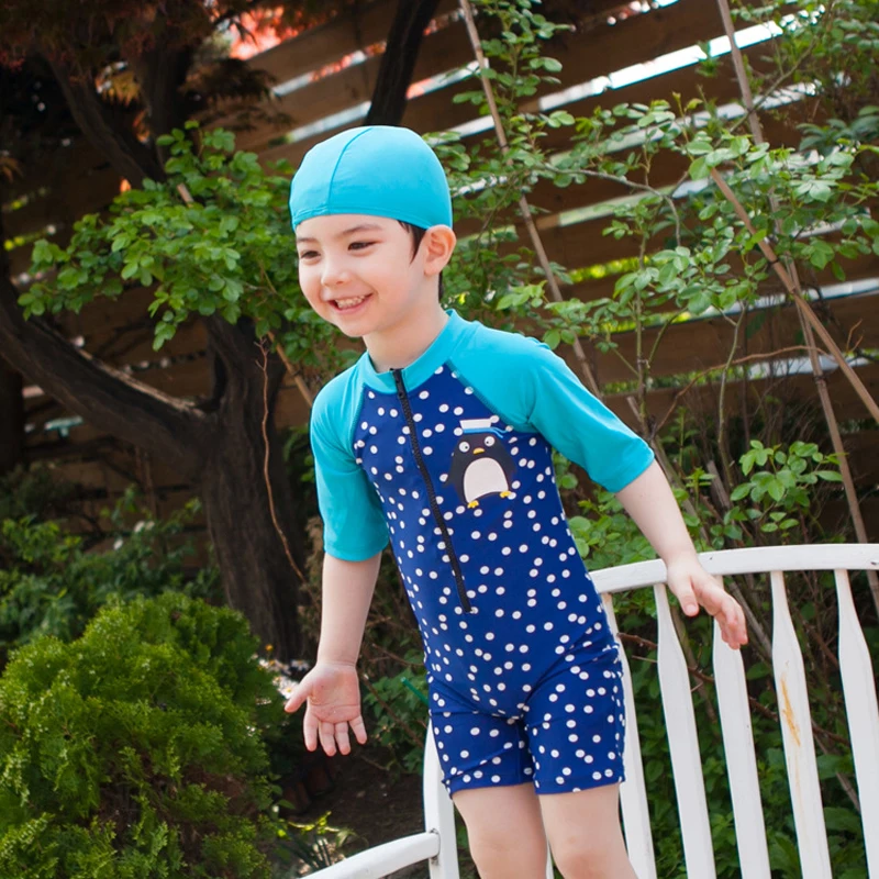 2019 Limited Top Quality Boys Dot Polyester Children's Bikini Kids