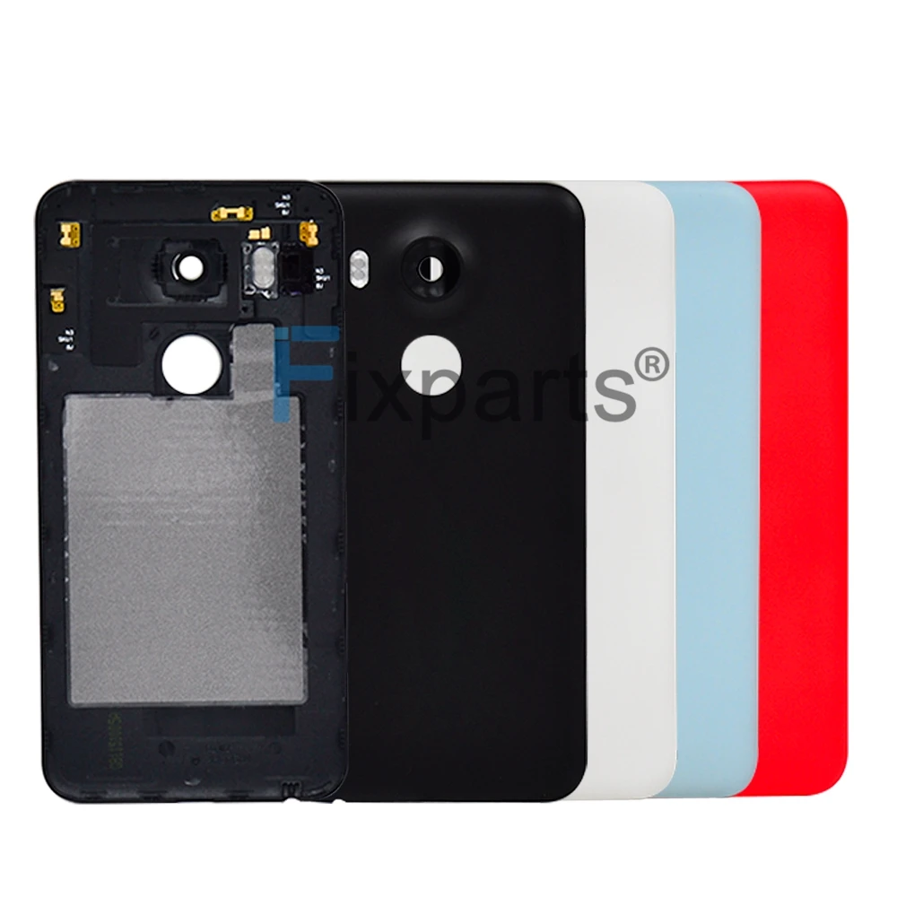 5," для LG Googel Nexus 5X Задняя крышка батареи задняя дверь Корпус чехол Замена для LG 5X крышка батареи корпус