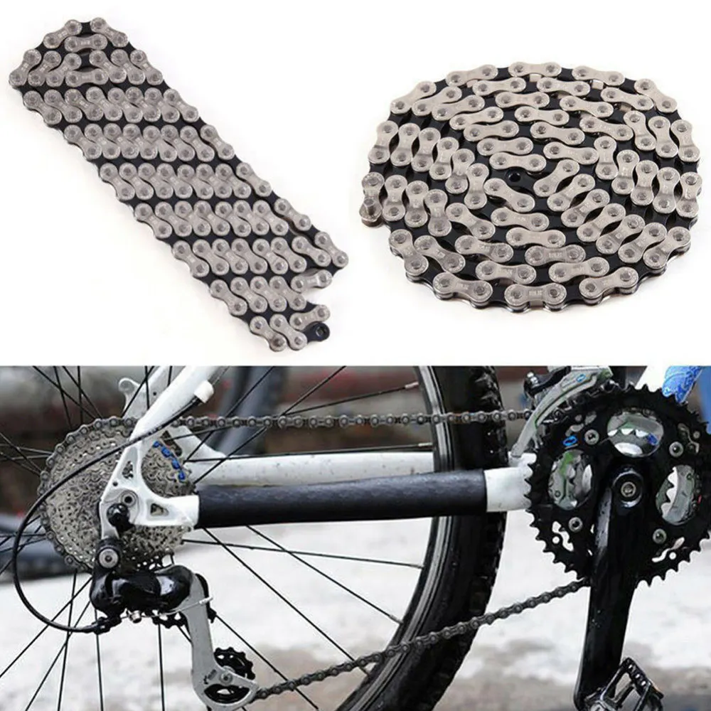 116 Links 7S8 Speed Mountain Bike Steel Chain IG51 Freewheel Shift Chain for MTB