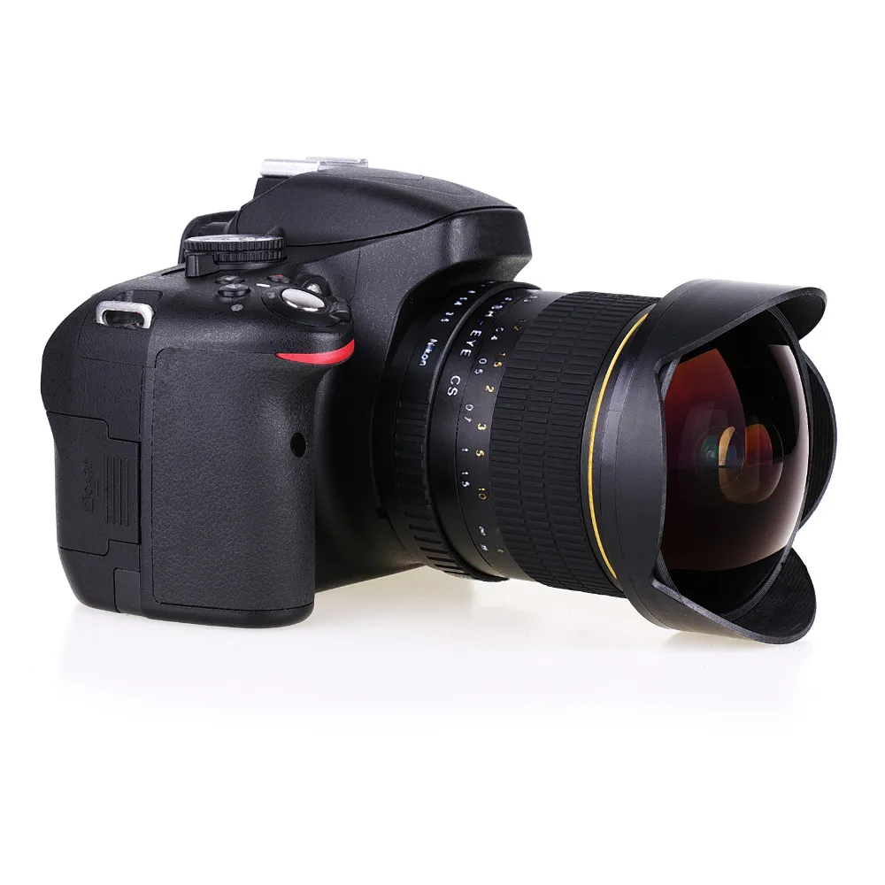 8mm F/3.5 Aspherical Circular Camera Lens Ultra Wide Fisheye Lens for Canon DSLR 550D 650D 750D