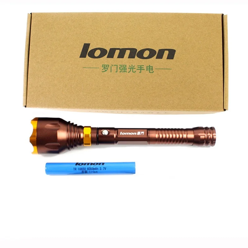 Lomon 9042 взрывозащищенный Анти-корпус сильный свет факел 18650 батарея с светодио дный прямым заряжением светодиодный алюминиевый сплав