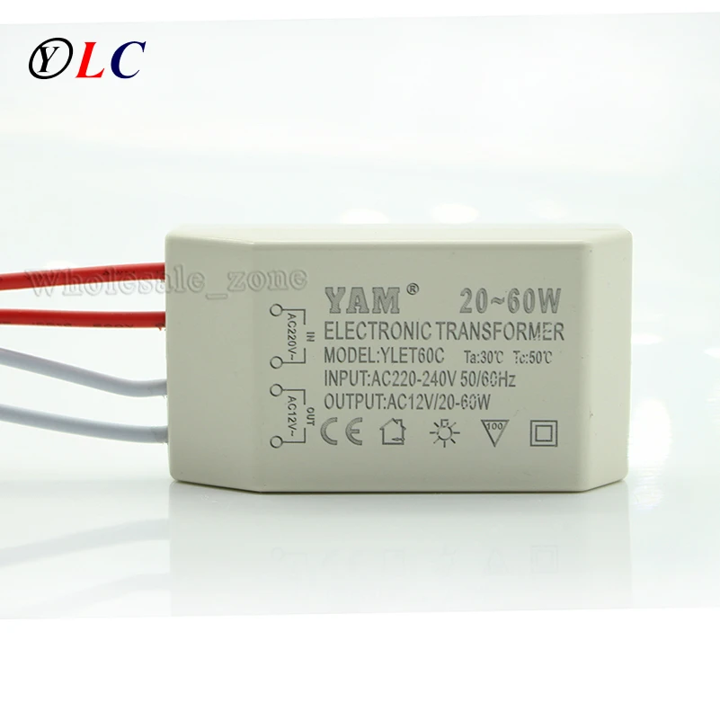Новинка 20 Вт 60 AC 220 240 В до 12 в электронный G4 светодиодный трансформатор адаптер