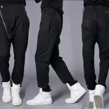 27~ 44! Новинка, Мужская одежда, большие размеры, штаны-шаровары, штаны в стиле хип-хоп, трендовые штаны, костюмы певицы