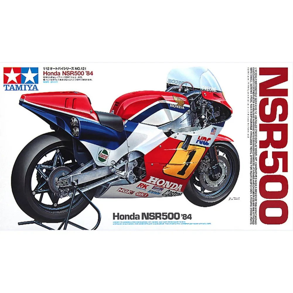 Tamiya 14121 1/12 NSR500 84 весы в сборе модель мотоцикла строительные наборы oh rc игрушки