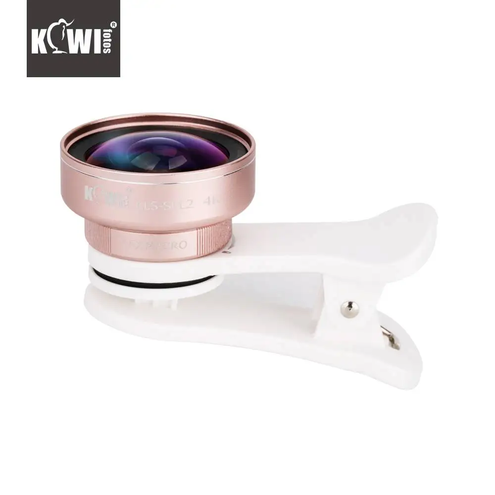 KIWI Smartphone Lens Wide Angle Macro Cell Phone Lenses 15x for Iphone 6/7/7plus/8/8x Samsung Sony Mobile Phone - Цвет: KLS-SPL2RG