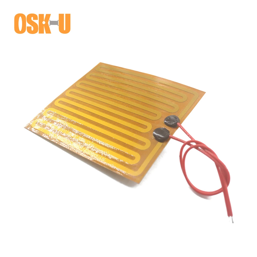 

Flexible Polyimide Film Heater 24V 0.15-0.3mm thickness Electric Heater Element Freeze-proof Heating Film for Pipeline