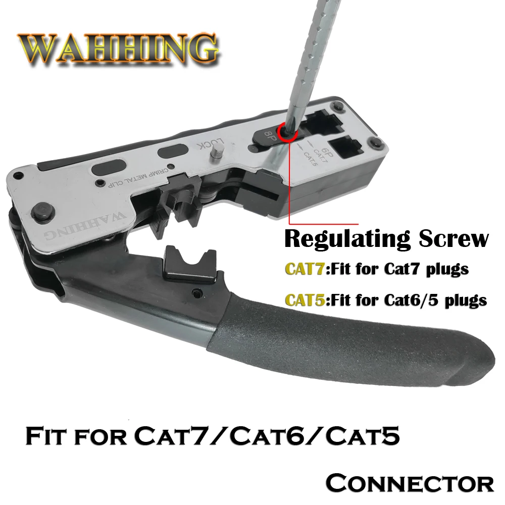 Многофункциональный обжимной металлический зажим RJ45 инструмент сетевой обжимной инструмент для Cat7 Cat6 Cat5e Cat5 STP вилки RJ45 соединительные кабели