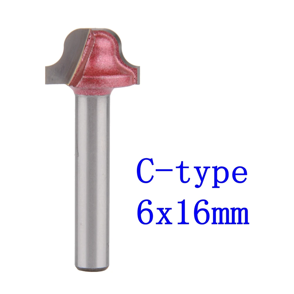 

1pcs C-6*16mm(Shank*Blade Width)3D Lace Woodworking CNC Engraving Machine Milling Knife,Wood Cutter Router Bit Knives