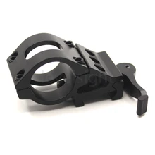 Лазерный прицел, Охотничьи аксессуары, Тактический 45 градусов " 25,4 мм кольцо, смещение рельс 20 мм QD Крепление Пикатинни