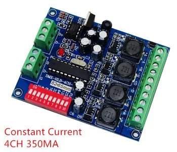 

wholesale DC5-36V Constant Current 350ma High-power 4channel dmx Controller DMX512 decoder controller