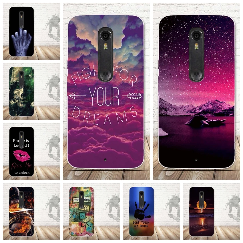 

Case for Motorola Moto X Style Soft Silicone TPU Chic Patterned Printed Phone Cover for Motorola Moto X Style Cases
