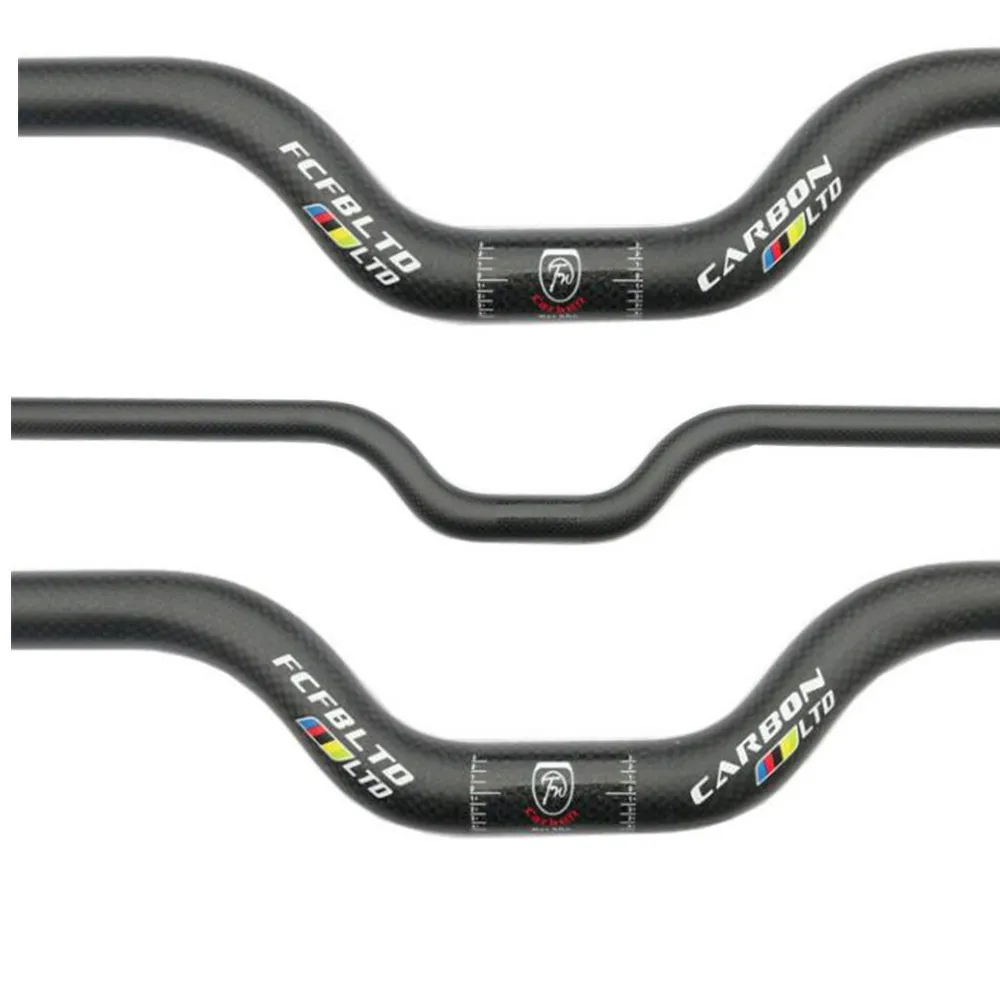 FCFB углеродный руль matte LTD BMX горный плоский бар размер 25 4 мм 31 8 велосипед части для