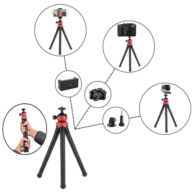 XIWANGTONG Gopro Осьминог штатив большая подставка для мобильного телефона SLR Камера
