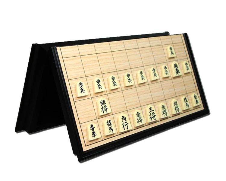 Высший сорт складной магнитный Shogi коробка портативный складной японский шахматы Sho-набор GI упражнения логическое мышление детская доска с подарками игра