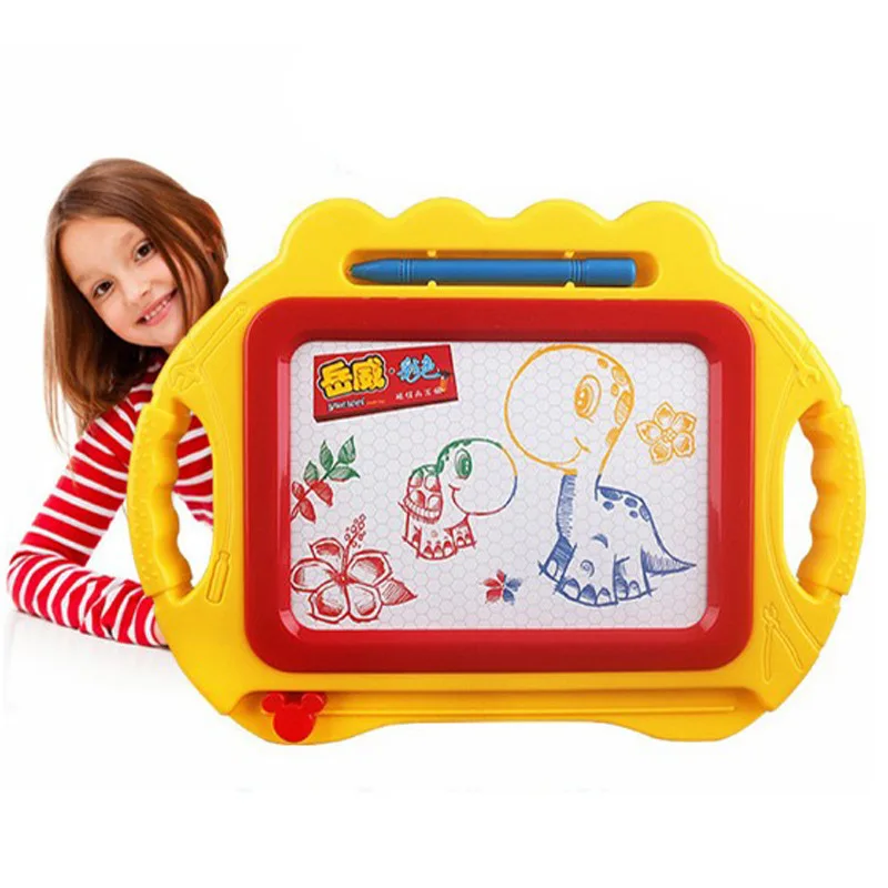 

2018 Toys for Boys Mini Magnetic Drawing Board Environmental Protection Color Graffiti Kindergarten Learning Spirograph Toys