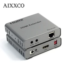 Aixxco 50 м HDMI Splitter Сетевой удлинитель передатчик приемник по CAT5e/6 одного кабеля 1080 P с HDMI Цикл -out 3D EDID