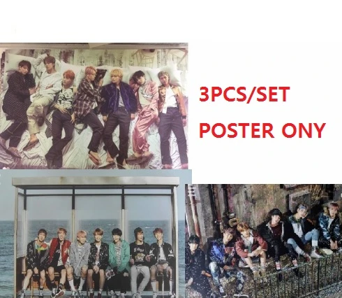 Bts You Never Walk Alone Left Ver Right Version Wings Poster 3pcs Set Official Poster Unfolded Bts Bts Posters Postersbts Poster Aliexpress