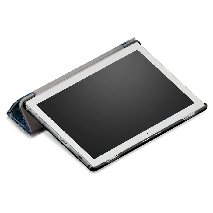 50 шт. искусственная кожа Стенд чехол для Lenovo tab4 Tab 4 10 tb-x304f tb-x304n tb-x304 10." Планшеты+ экран протектор