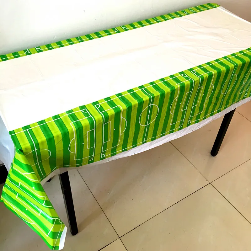 1PCS/LOT FOOTBALL TABLE CLOTHS FOOTBALL COVER KIDS BIRTHDAY PARTY FAVORS HAPPY BIRTHDAY PARTY SUPPLIES FOOTBALL TABLECOVERS