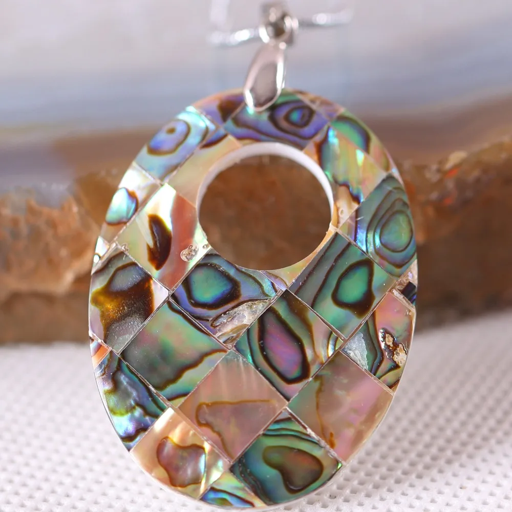 Free Shipping Fashion Jewelry Natural Bead Blue New Zealand Abalone