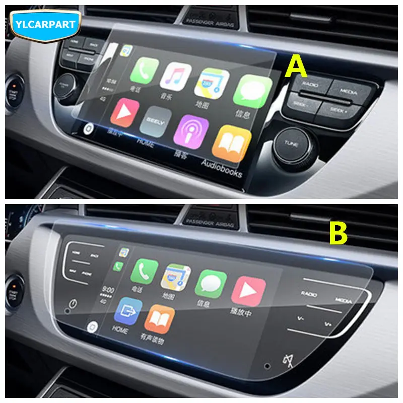 

For Geely Atlas,Boyue,NL3,SUV,Proton X70,Emgrand X7,GS,GL,Car DVD navigation screen display glass protective tempered film