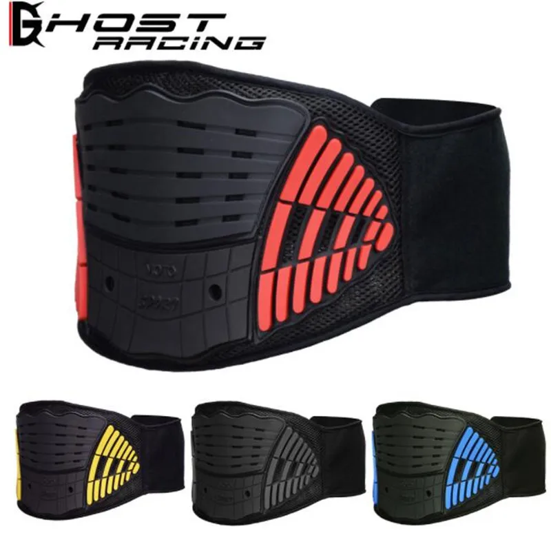 

GHOST RACING Motocross Motocycle Riding Racing Protection Kidney Belt Waist Support Black Off-Road Protective Gear Protector